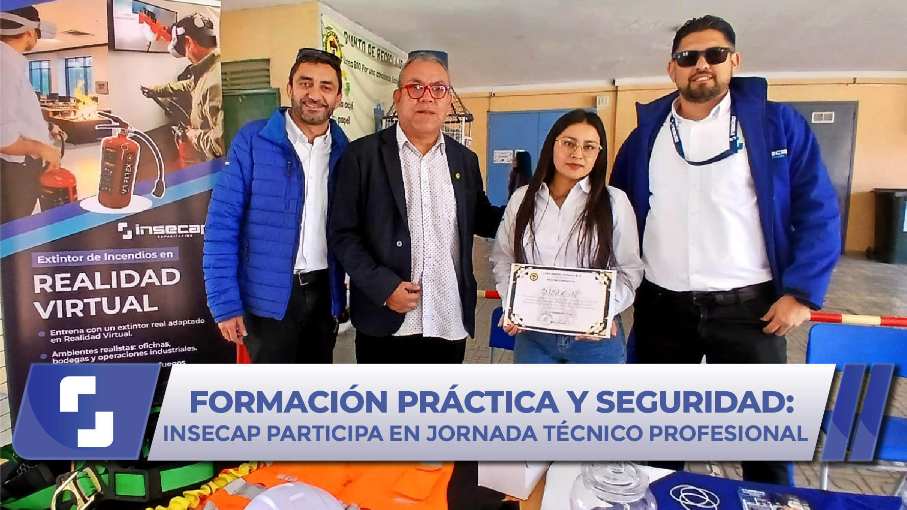 INSECAP acerca la formación en seguridad minera a estudiantes del Liceo Minero América de Calama